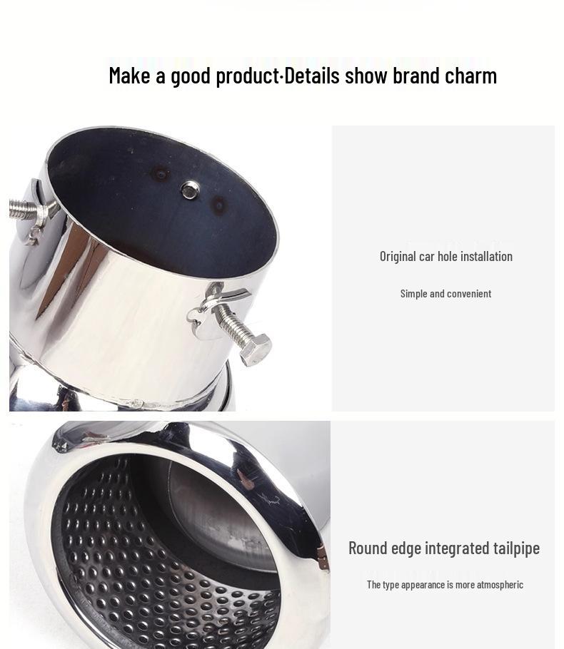 Tuyau d'échappement arrière réglable en acier inoxydable pour Suzuki Vitara, Langdong, Ruifang, Jimny et Reiz.