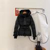 Cabinet quality! Autumn and winter m home goose down Tolima color label ski series hooded slim down jacket women
