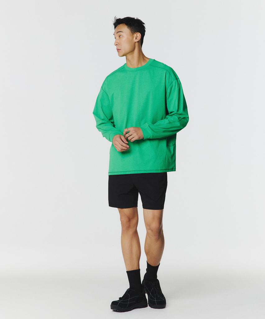 MUSINSA STANDARD SPORTS Quick-Dry Loose Fit Stitch Long Sleeve (4 Colors)