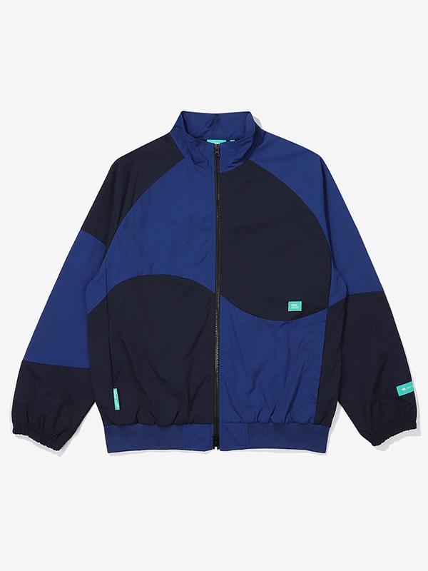 Bbc Earth Checkerboard Windbreaker_Navy