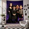 WandteppichDie Addams Family Kunst Hängendes Tuch Dekorative Hintergrundabdeckung für Raumdekoration