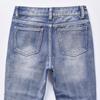 Trendy Korean Style Boys' Ripped Jeans - Casual Medium & Large Sizes for Spring & Autumn