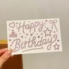 Happy Birthday Girl Headwear Sticker Decoration for Photo Props To Create An Atmosphere