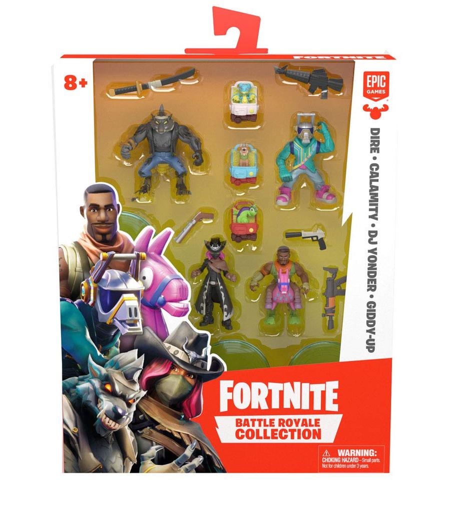 Fortnite Collection Minifigures Set 002 Dire Calamity DJ Yonder Giddyup 4-Piece