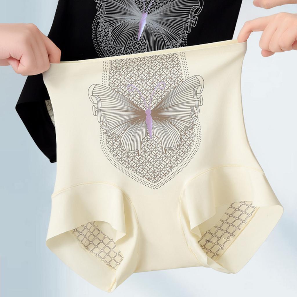 High Waist Women Underwear Full Coverage Briefs Soft Breathable Postpartum Panties Stretch Underpants Tummy Control Ladies Panties