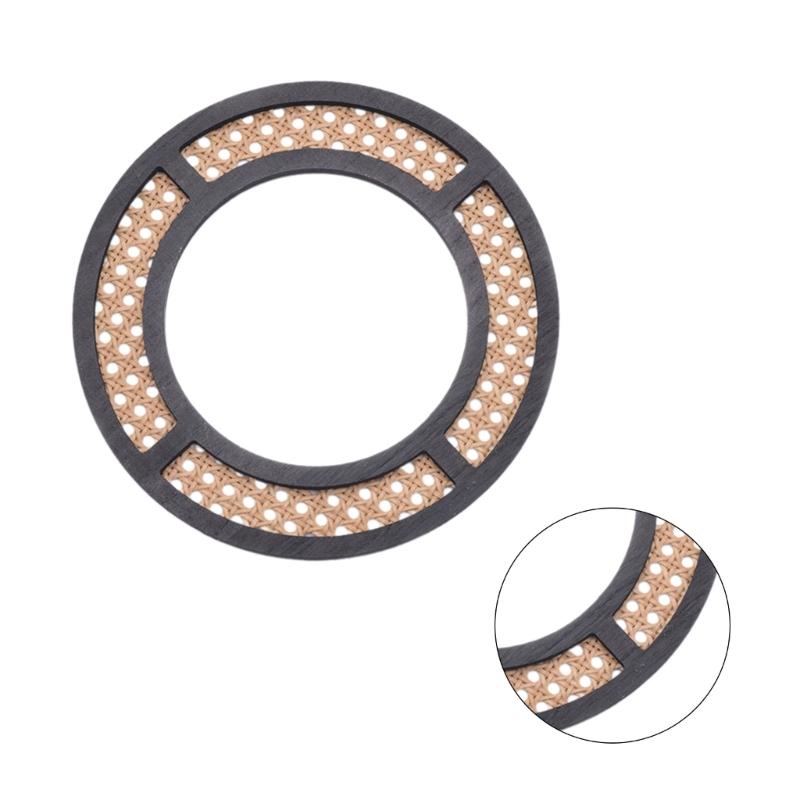 Woven Rattans Round Makeup Mirrored Innovative Art Decors Bathroom Bohemian Wall Hangings Mirrored Living Room Decorations X3UC