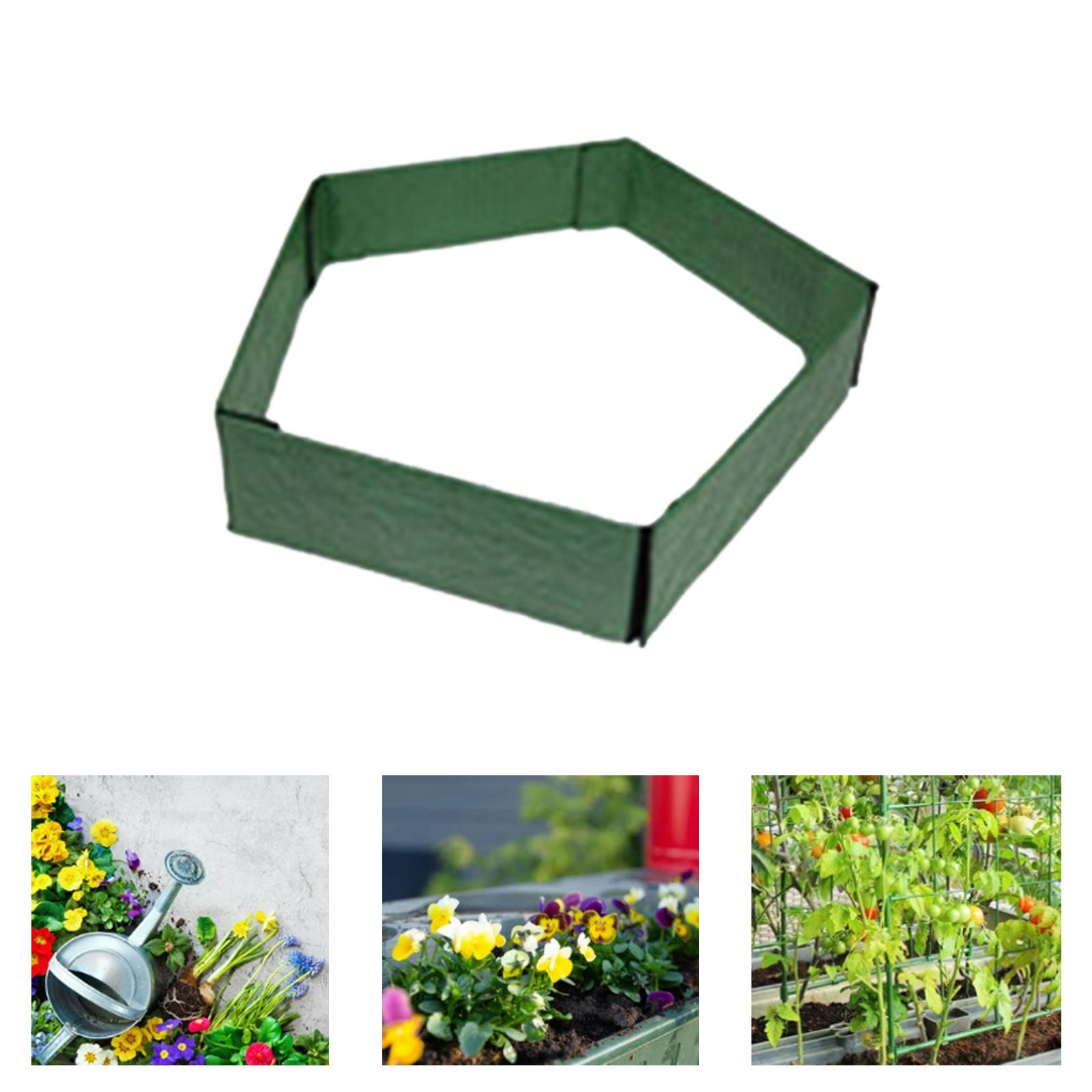 Outdoor Raised Garden Bed Durable Garden Fence Removable Shelves Vegetable