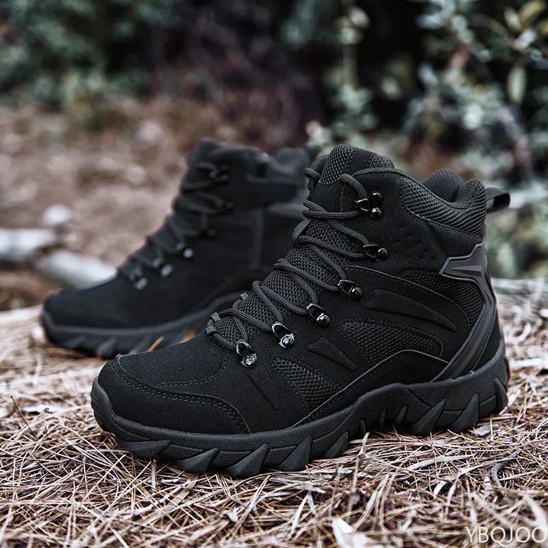 Fashion New Men's Boots  Boots Outdoor Hiking Boots Men Winter Desert  Motocycle  Zapatos Hombre