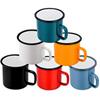 Enamel Coffee Mugs 350ML Creative  Cup Travel Tea  Milk Enamelware  Home Kitchen Drinkware Christmas Party Gifts
