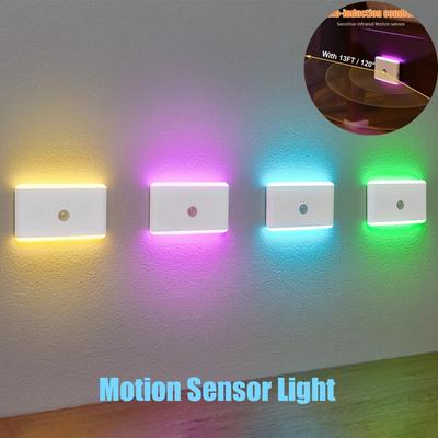 Night Light with Motion Sensor Indoor Bright LED Lamp 3 Modes Stair Lighting Dimmable LED Lights for Bedroom Cabinet Lamp