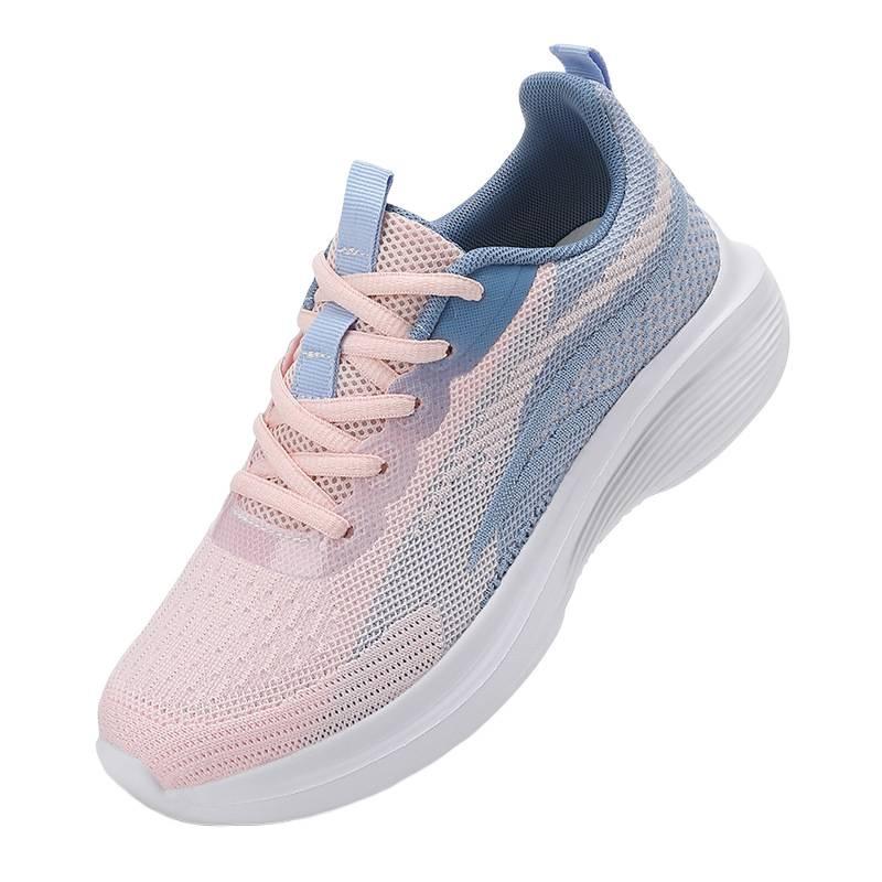 New Women's Shoes Women's Breathable Fly-woven Mesh Running Shoes Soft Sole Lightweight Casual Sports Shoes 2025 Comfortable