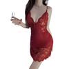Sex Underwear Sexy Lace Sex Clothes Deep V Small Breasts Big Flirting Uniform Seduction Mesh