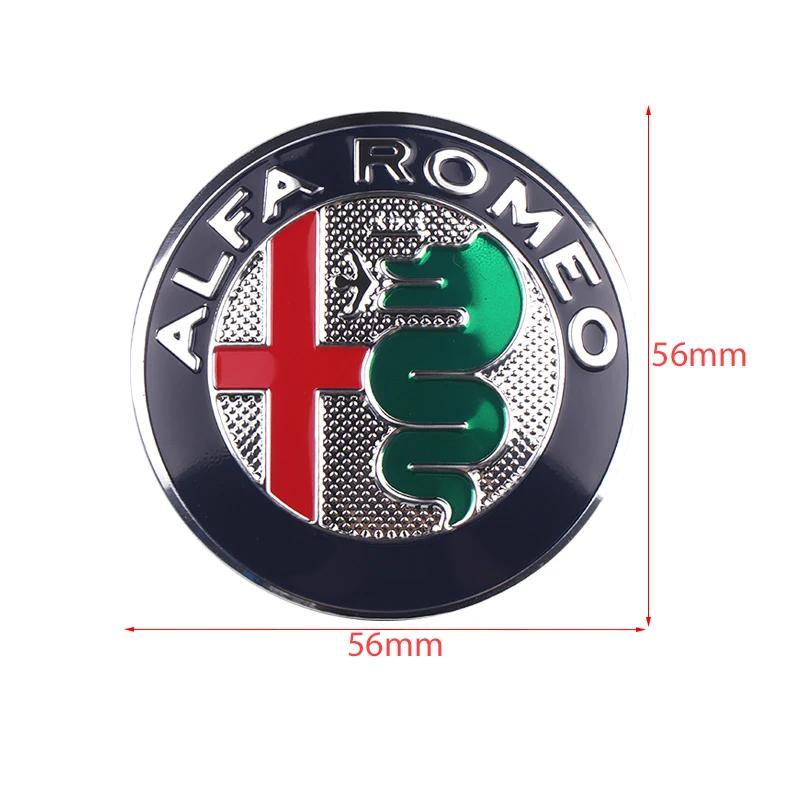 Car Stickers For Alfa Romeo 4pcs/set 56mm Car Wheel Center Hub Caps Stickers Auto Decoration Accessories For Alfa Romeo Giuliett