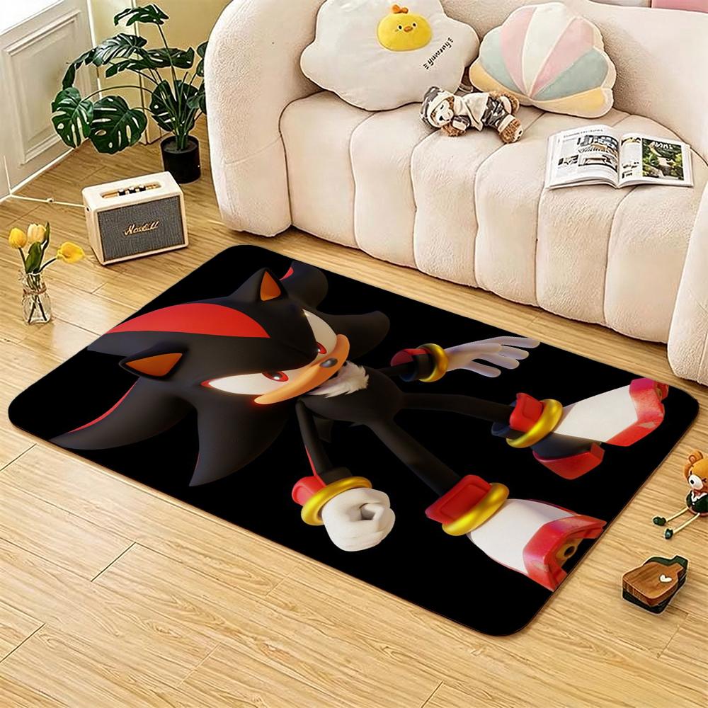 Sonic Hedgehog Carpet Bath Mat Fluffy Rug Soft Foot Mat Under Desk Mat Living Room Rug Pet Friendly