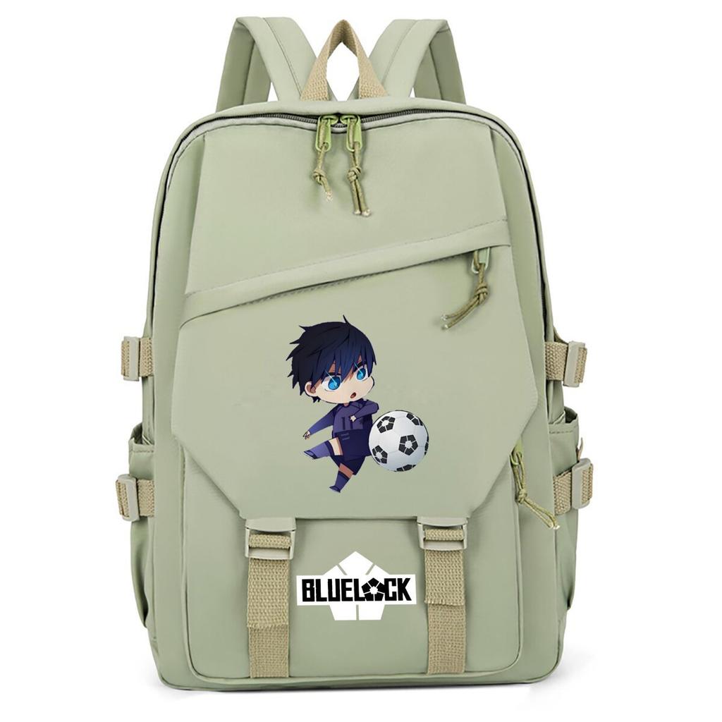 College Style Junior High School Student Backpack Animation Peripheral Printing Ridge Protection Student Schoolbag