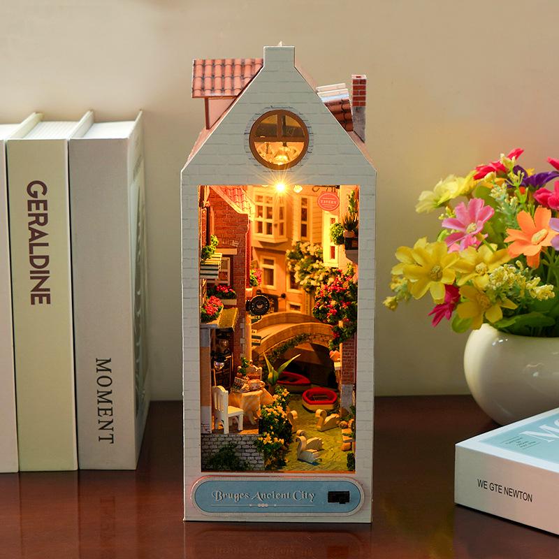 Tianyu 3D DIY Luminous Book Nook: Creative Handmade Model