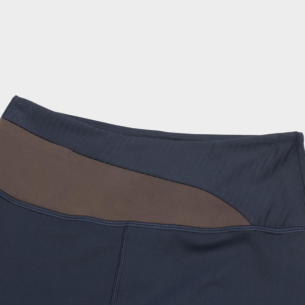 FILA Fitness Series Color Block High Waist Knitted Leggings Women Leggings Deep-Blue A11W411601F-NV