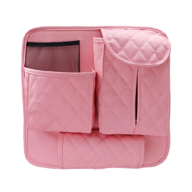 

Car Backseat Organizer for Tissue Snacks Beverage Magzines Tools Stuffed Animals