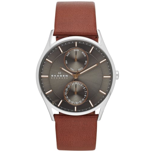Skagen Holst Chronograph SKW6086 Men's Medium Brown