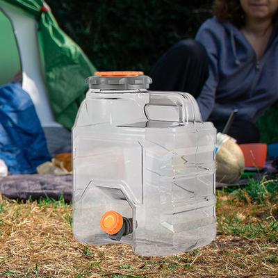 Camping Water Container Jug Convenient Portable Drink Dispenser Tank with Faucet for Fishing
