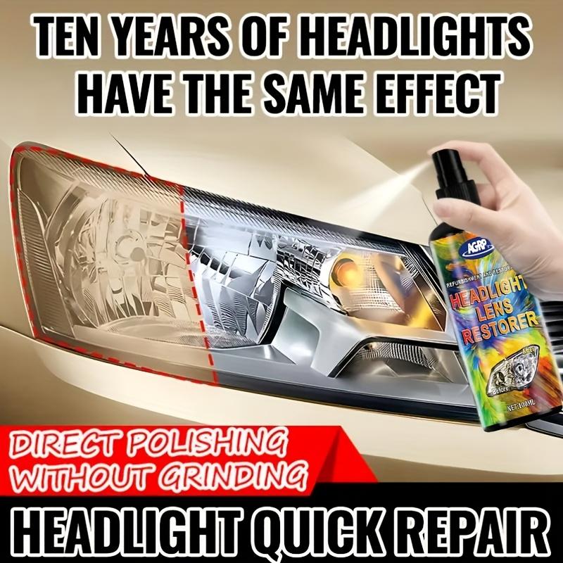 Universal Car Headlight Lens Restoration Kit | High-Efficiency Oxidation Remover | Fast  Restoration | Innovative Polishing Solution