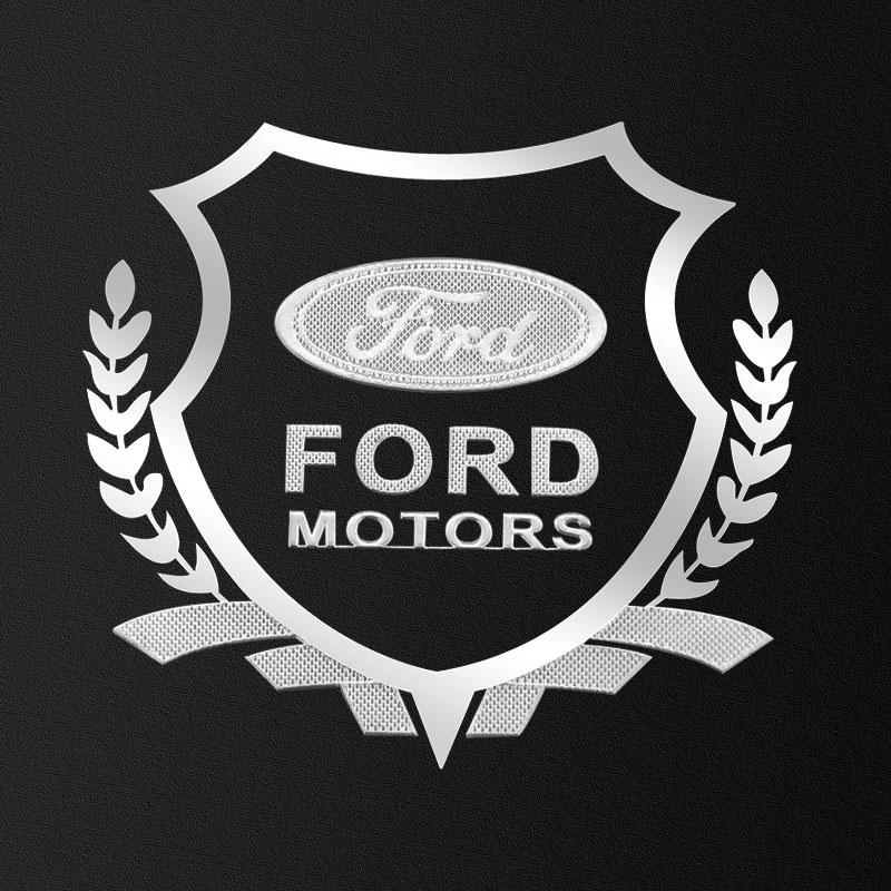 1Pcs Car Body 3D Stickers Wheat Ears Styling Emblem Auto Decoration For Ford Focus Mk2 Mk3 Fiesta Fusion Ranger Mondeo S-MAX Kuga