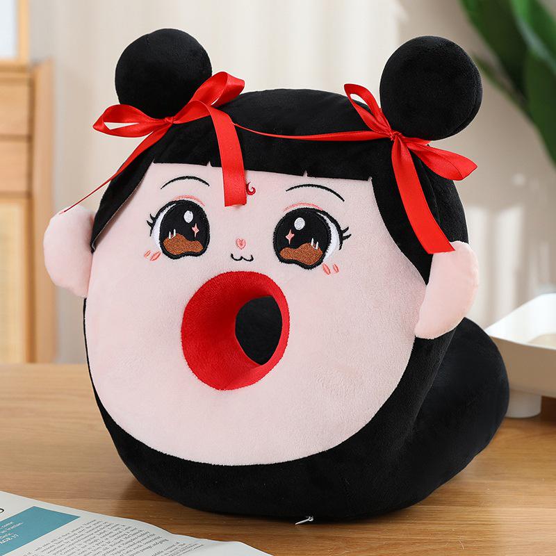 Nezha & Ao Bing Anime Plush Pillow - Office Nap Pillow & Birthday Gift