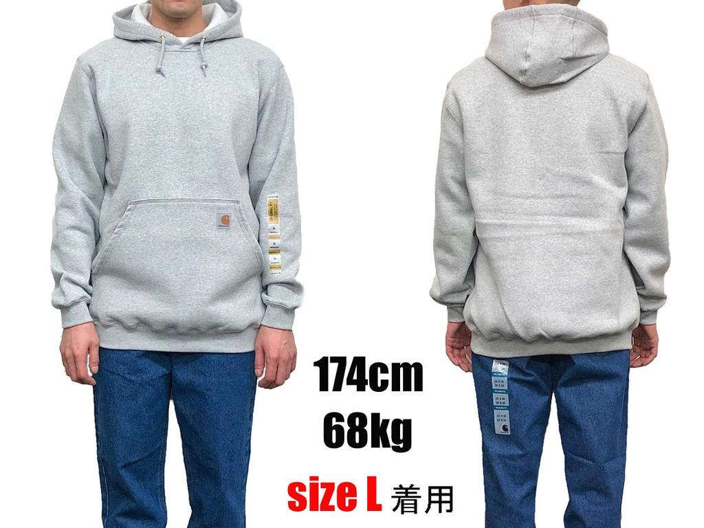 Carhartt Midweight Hooded Size S Sweatshirt, K121, Gray, [Used]