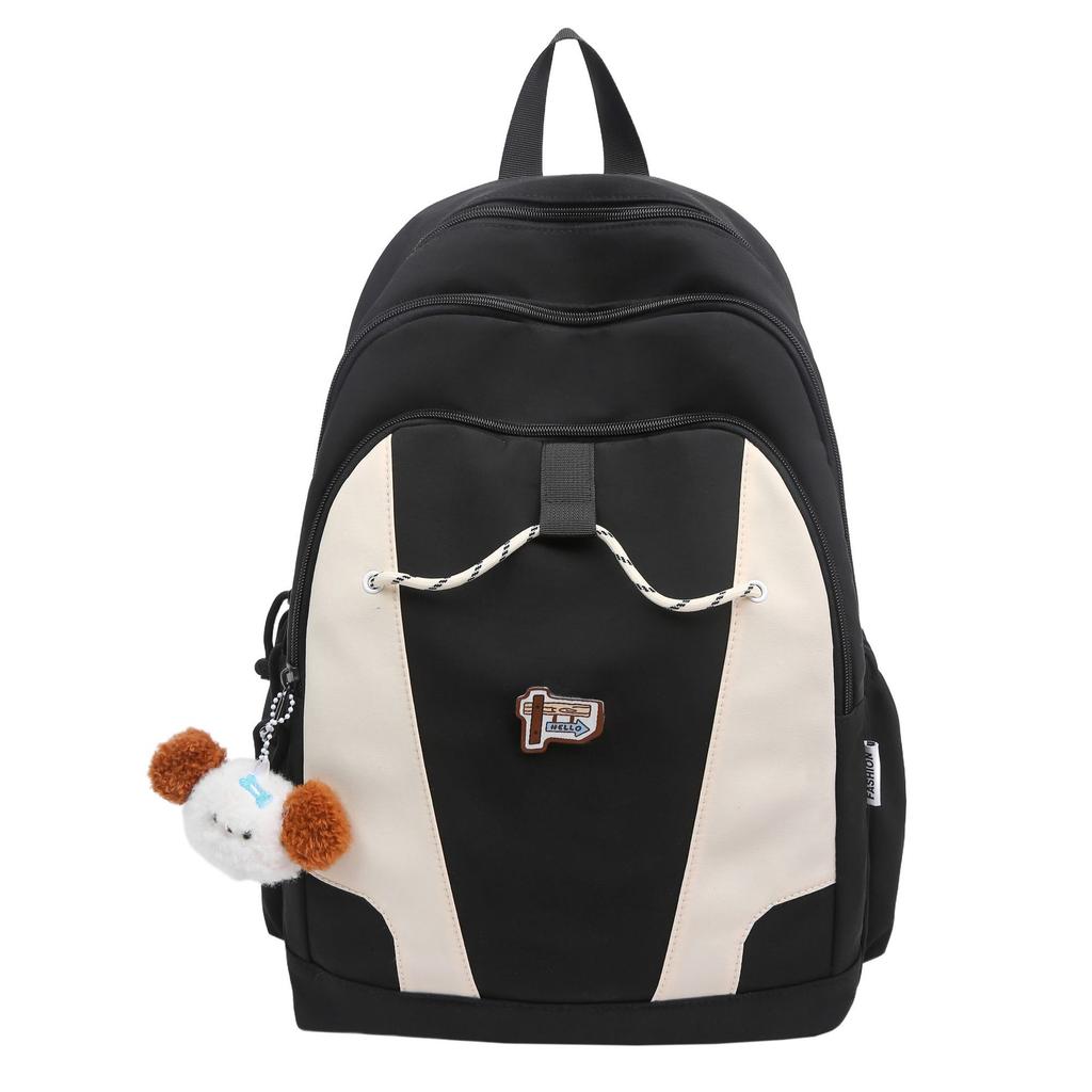 Schoolbag High Value College Style Backpack Ins Casual Trend Large Capacity Color Matching Korean School Bag Fashion Travel Backpack