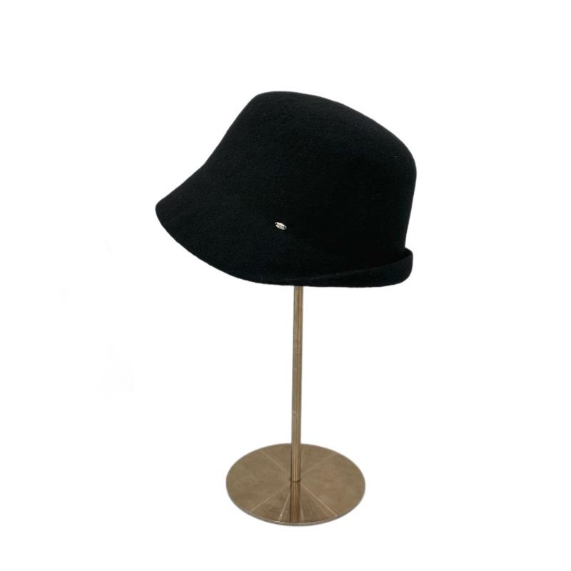 25 Early autumn new 100 pure wool crimped fisherman's hat children's basin hat big head circumference top hat