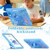 For iPad (2025)/10.9 (2022) Case Cute Dolphin Kickstand PC+Silicone+TPU Tablet Cover