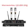 KTV High-end U-band Infrared Wireless Dual Microphone Lavalier Headset for Conferences.