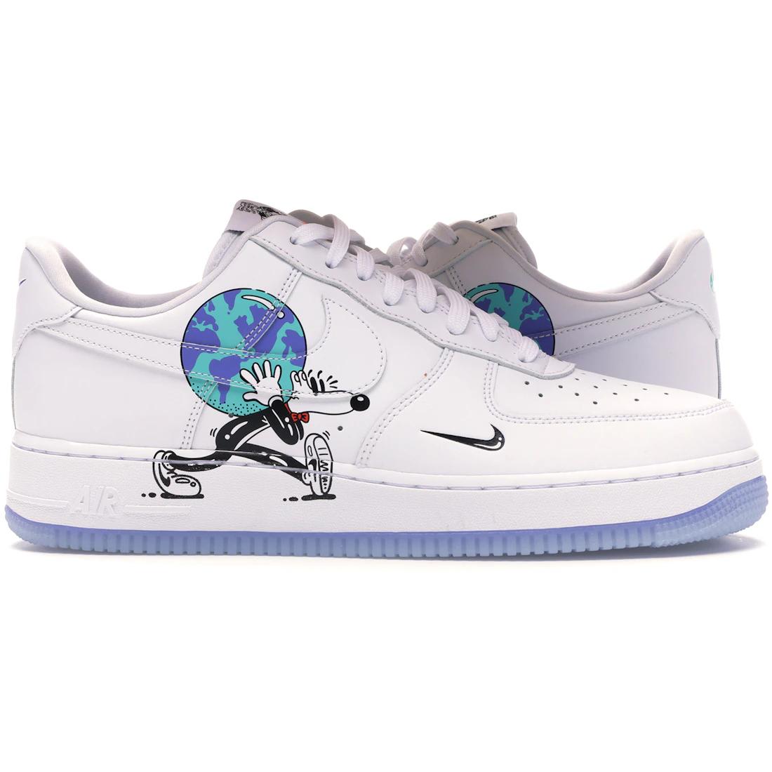 

Кроссовки Nike Air Force 1 Flyleather Стив Харрингтон День Земли (2019)(КИ5545-100) 43