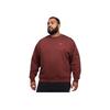 Nike Solo Swoosh Round Neck Comfortable Casual Fleece Long Sleeve Sweatshirt Men Sweatshirt Brown White DX1361-231