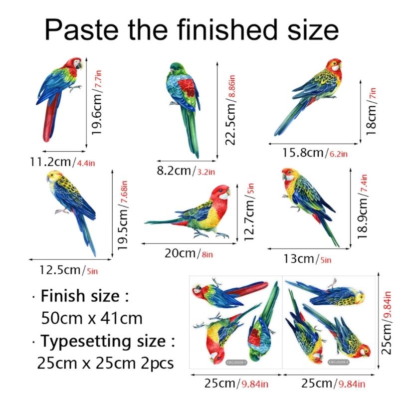 Prevent Bird Accidents with Easily Apply Window Decals Safety and Beauty AntiCollision Cling Decals for Glass Protectors