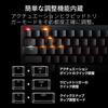 Equipped with Rapid Trigger Razer Huntsman V3 Pro Mini JP Analog Gaming Keyboard with Adjustable Actuation Optical Switch Press Pressure 40G Japanese