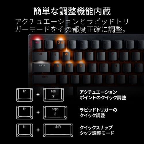 Vybaveno Rapid Trigger Analogovou herní klávesnicí Razer Huntsman V3 Pro Mini JP s nastavitelným ovládáním Optický spínač Tlak tlaku 40G Japonština