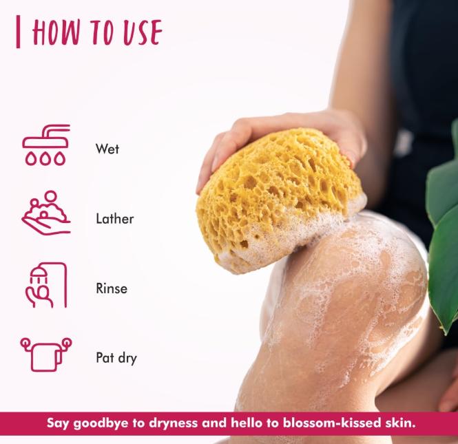 THE LOVE CO. Japanese Cherry Blossom Body Wash Shower Gel, 100% Vegan Body Wash for Women & Men 250ml