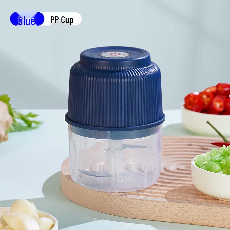 JLL7005 Electric Garlic Masher & Meat Grinder, Type-C Charging Baby Food Processor & Mincer. Minimum Order: 1000 units blue