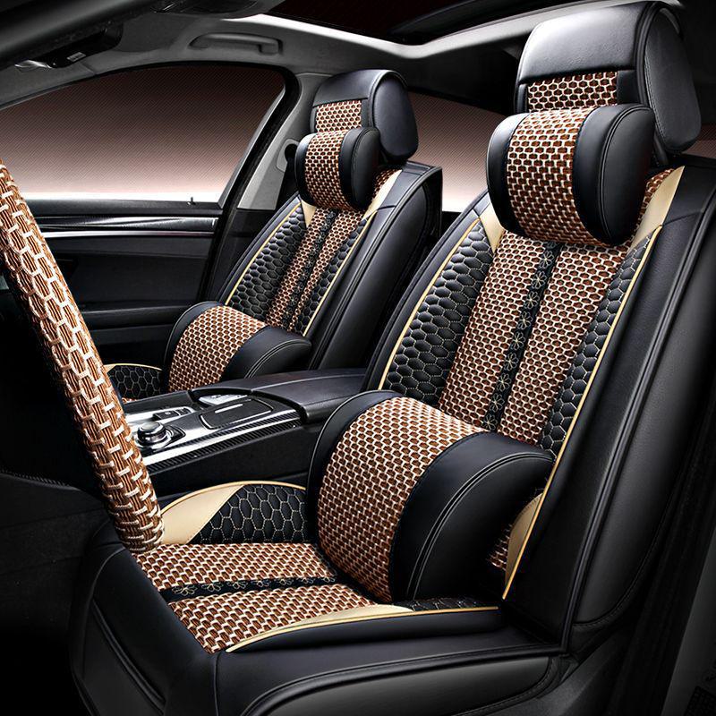 Binyue Cool 1.5T All-Season Leather Ice Silk Seat Cover, Full Package (2022 Model)