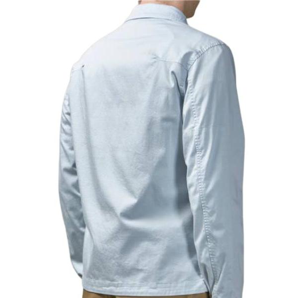 Stone Island Solid Color Logo Zip Long Sleeve Jacket Unisex jackets Ice-Blue K1S151200128S0012-V0041