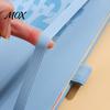Elastic Strap Memo Book 2027 A5 Daily Planner, Vertical Grain Hardcover 320 Page Professional Planning Schedule Notebook, English Calendar Organizer