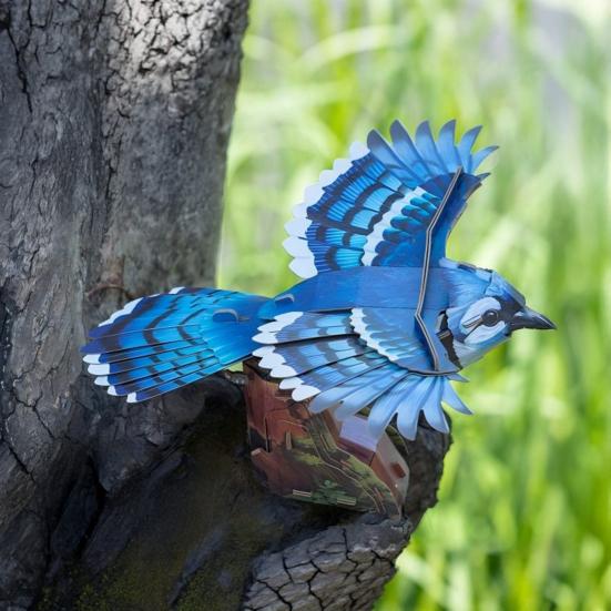 1 Set Bird Assembly Kit 3D Paper Bird Model Cardboard Animal Building Puzzle Toy DIY Craft Decoration Kids Adults Bird Lovers Gift