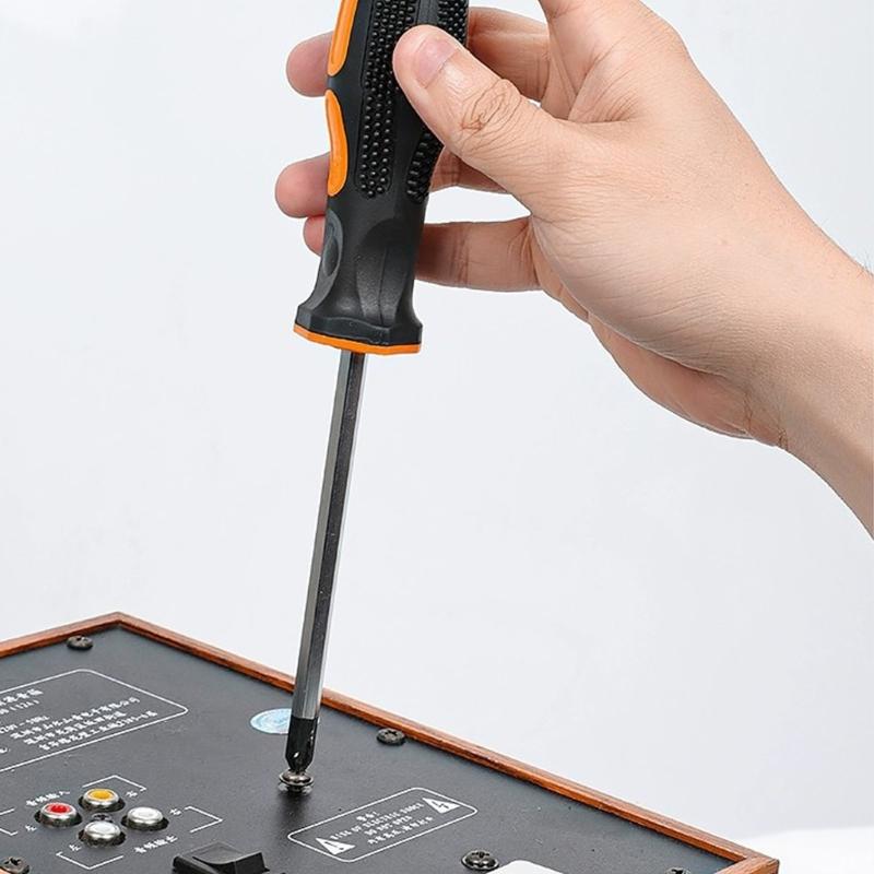 Multipurpose 2pcs Magnetic Screwdriver Set With Striking Feature Comfortable Grip Suitable for Home and Auto Maintenance