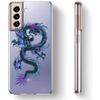 Drachen Mode Handyhülle Für Samsung Galaxy S23 S22 Ultra S20 S21 FE 5G S10 S10E S9 S8 Plus 4G Silikon Transparent Rückseite Couqe