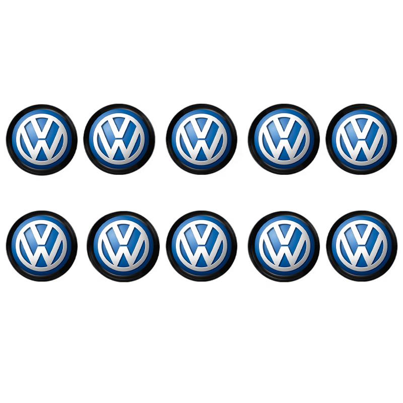 Car Door Keyhole Sticker Auto Lock Decoration Protection Decal For VW GTI Polo Golf MK6 MK7 MK8 Passat B6Tiguan CC T-ROC Hub Cap vhcp29