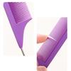 Professional Hair Parting Combs Carbon Fiber Pin Tail Combs With Metal Pin For Salon Styling Hairdressing Comb