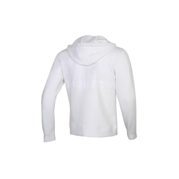 Air Jordan Fleece Full-length Zipper Cardigan Jacket White Men's CK6448-100