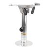 Boat Seat Pedestal Aluminum Alloy 360 Degree Swivel 330 to 480mm Adjustable Height Detachable Pedestal for RV Yacht