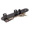 Electric Guitar Prewired Control Plate Iron 3 Way Control Plate Replacement Black